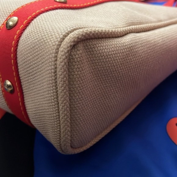 LOUIS VUITTON VINTAGE LTD EDITION ANTIGUA CABAS MM CANVAS TOTE Authentic Pre❤️d - Picture 4 of 15